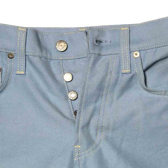 Helmut Lang Jeans Button Fly Blue Denim ACTUAL Size Women's 28 X 34 - Picture 3 of 3